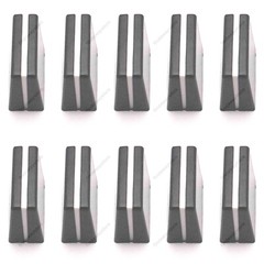 10pcs Replacement Cross Fader Knob Cap For Pioneer DJM-900NXS2 900SRT (Black)