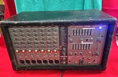Phonic 740 Plus Powered Mixer 2x220W 7 Channel PA Amp EQ Tested.