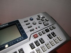 Yamaha QY100 Mobile Sequencer Very Good Tested MIJ w/ Power Supply, 8MB Card