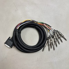 Open Box Hosa DTP-805 3 Meter Balanced Snake DB25 to 1/4″ TRS 8-Channel DTP805