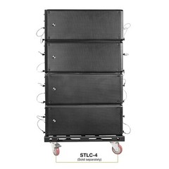 Sound Town Line Array Set 4 x Dual 10“ Speakers + 1 Frame (ZS-A210X4F)