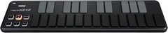 Black 25 Key Usb Midi Controller Keyboard Slim Line With Velocity Sensitive Keys