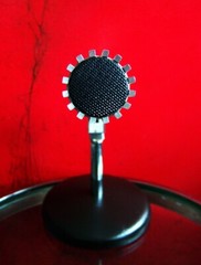 Vintage 1960’s Lafayette 99-45460 dynamic microphone Calrad Lafayette w stand #3