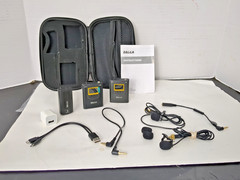 BALILA UHF Wireless Lavalier Microphone System Lapel wit recharge receiver usb