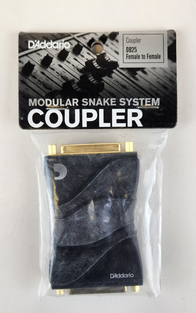 D’Addario Accessories Modular Snake DB25 Female to Female Coupler