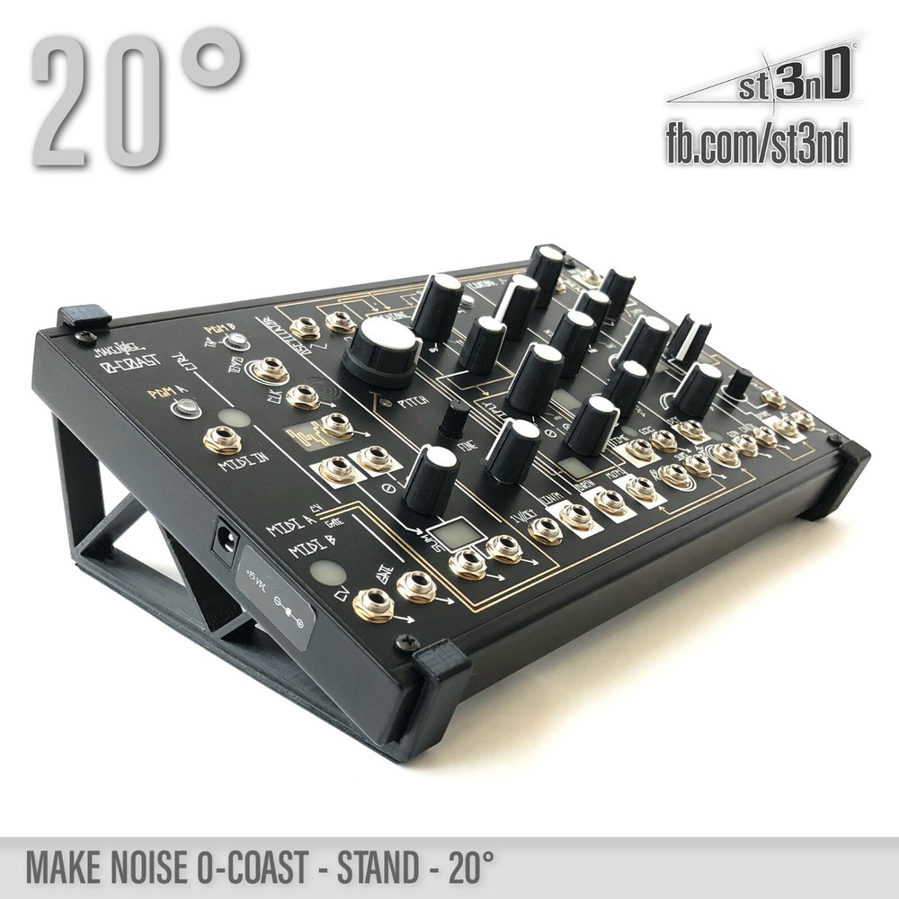 STAND for MAKE NOISE 0-COAST, 0-CTRL, STREGA – 20°