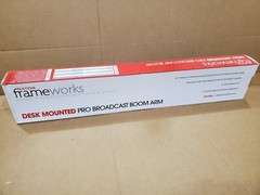 Gator GFWMICBCBM3000 Deluxe Frameworks Desktop Broadcast Mic Boom Stand