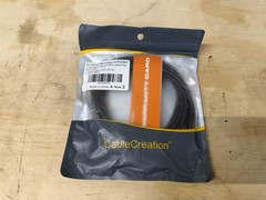 Cable Creation CX0087 3.5mm Stereo Plug To 6.5mm Stereo Plug Audio Cable