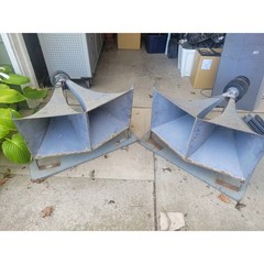 Altec Horns 203B good straight horns no drivers, brackets, no wood, just horns