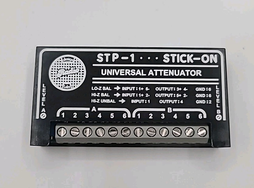 RDL STP-1 Stick-On 2-Channel Universal Variable Audio Attenuator