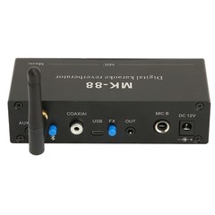 6.5mm Karaoke Mixer Aluminium Alloy Dual Microphone Input Portable Digital LXHR
