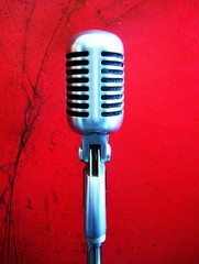 Vintage 1960s Shure 55S dynamic cardioid microphone w Atlas DS5 stand DISPLAY #5