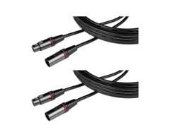 Gator Cableworks Headliner Series 20′ XLR Microphone Cable x2
