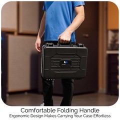 CASEMATIX Wireless Microphone Hard Case for Sennheiser, Shure Mics and More