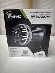 Timpano TPT-DH2000 PRO 2″ Exit Compression Driver Horn 450 Watts Max Power 8 Ohm