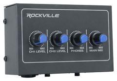 Rockville ROCK-U MINI 2×2 USB Computer Recording Interface+Studio Mic+Headphones