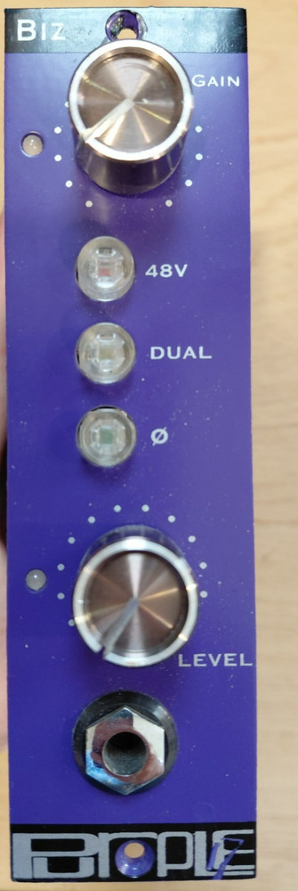 Purple Audio Biz Mk2 500 Series Discrete Mic Pre -ONE- API NEVE