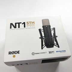 Rode NT1(Black) 5th Generation Hybrid Studio Condenser Microphone NEW Open Box
