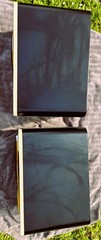 Gibson LP8 Powered Active Monitors Pair wCovers stands Flamed arch 100th Set LP-