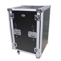 ProX T-16RSP24DST Case For Amp Rack w/16U Space 24″ Depth+2 Side Tables+Casters