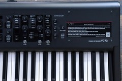 Yamaha YC73 Stage Keyboard VCM Organ, Piano, FM Synth 73-Key BHS Stage Keyboard