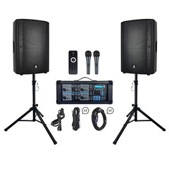 PRORECK DELTA 156 2400W Bluetooth Speaker System for DJs, Bands, Karaoke
