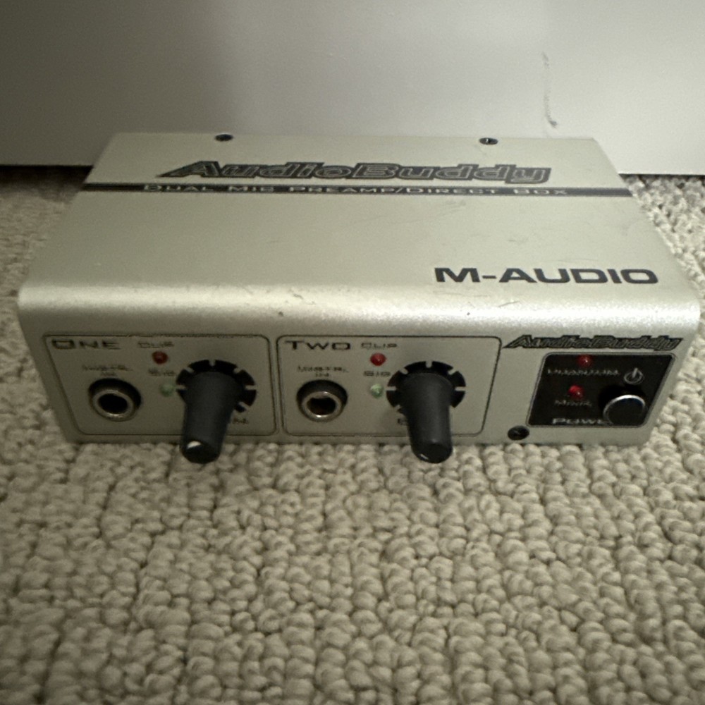 M-Audio Audio Buddy Dual Mic Preamp/Direct Box