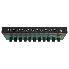 Professional Powered Mixer Power Mixing Amplifier 10 Channel Amp USB 10W