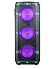 Dolphin Triple 10-Inch Woofer Rechargeable Loud Bass Portable Party Speaker