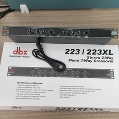 DBX 223XL Stereo 2-Way/Mono 3-Way Crossover Rack Mountable NEW