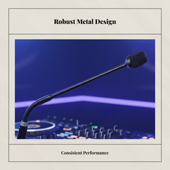 Dynamic Mic Adjustable Dynamic DJ Mic for Home Recording