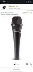Digital Reference DRV 200 Lead Vocal Dynamic Wired Microphone #904
