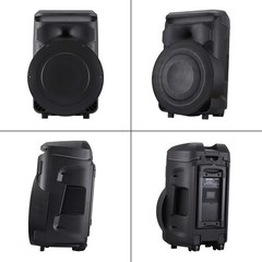 Portable Bluetooth Party Speaker 18″ Woofer Powerful Sound System LED PA Speaker