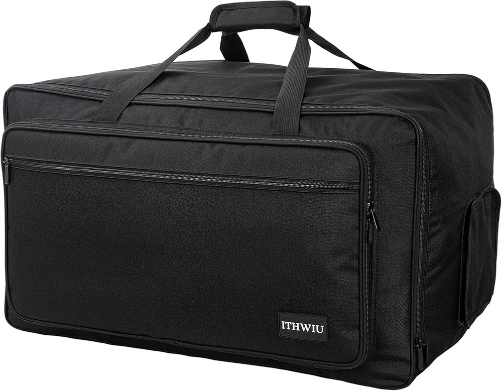 ITHWIU Speaker Carrying Bag with Thickened Sponge for 8“ Speaker, Black
