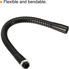 20Cm/8″ Universal Gooseneck, M10 Fine Thread Metal Bendable Hose Flexible Arm Go