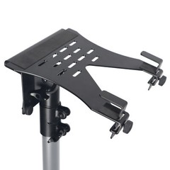 ProX X-LTF01BL Black Laptop Tray+VESA Monitor Mounting Bracket for Speaker Stand