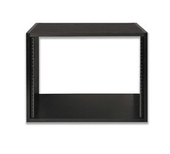 Gator Cases Wooden Studio Rack; 8U Size with 15.25″ Depth – Black (GR-STUDIO-8U)