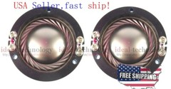 2 * Diaphragm 16 ohm For Altec 604 802 806 808 902 908 Drivers Titanium