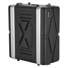 VEVOR 4U Rack Case Server Rack Cabinet 12.2 in ABS Construction with Latches