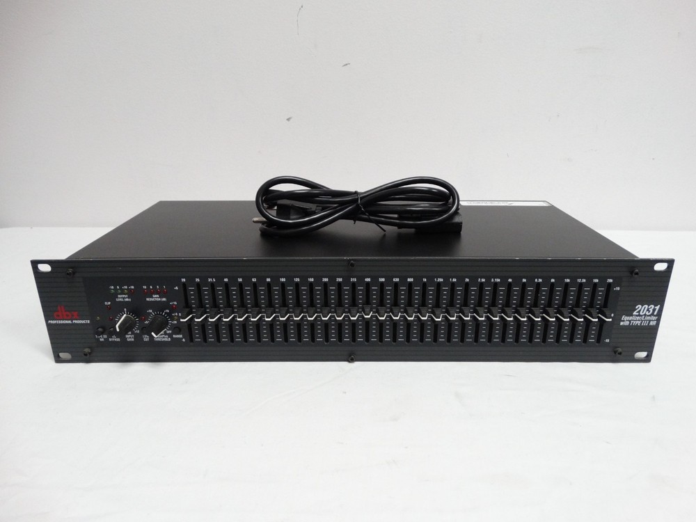 dbx EQ 2031 31 Band Graphic Equalizer Limiter Type III NR – Tested & Working