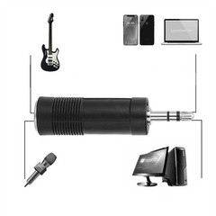 Audio Adapter Mic Adapter Musical Instruments 3.5mm To 6.35mm Jack