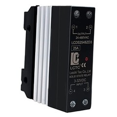 12V Dc SSR 25 DA Solid State Relay DC to AC (Input 3-32V DC Output 24-480V AC)