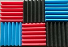 6pk Blue 2inch Acoustic Foam Panel Tile Wall Home Studio Sound Proof 12x12x2