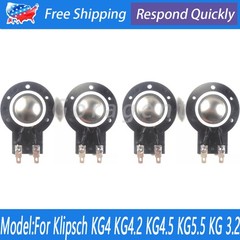 4*For Klipsch KG4, KG4.2, KG4.5, KG5.5 AFT Titanium Tweeter Diaphragm 1″ VCL 8Ω