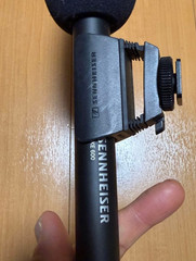 Sennheiser MKE600 Camcorder Shotgun Microphone Black Working Used Japan