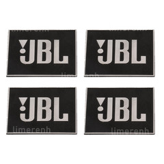 4pcs New Replacement JBL Speaker Badge Emblem Logo 72mm x 54mm