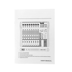 8 Channel USB Bluetooth Live Studio Audio Mixer Power Mixing Console Board w/USB