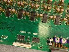 Lot of 2 Yamaha XZ020 & XZ064 Circuit Boards for 02R96 Digital Mixer Console