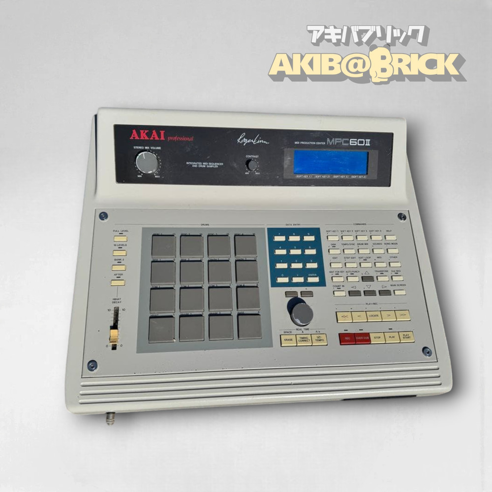 Akai MPC60 II MK2 OS3.10 + OS2.12 Vintage Sampler Sequencer Extras Rare