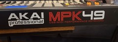 Akai MPK49 USB MIDI Keyboard Controller Fully Tested Works Great Pads Knobs